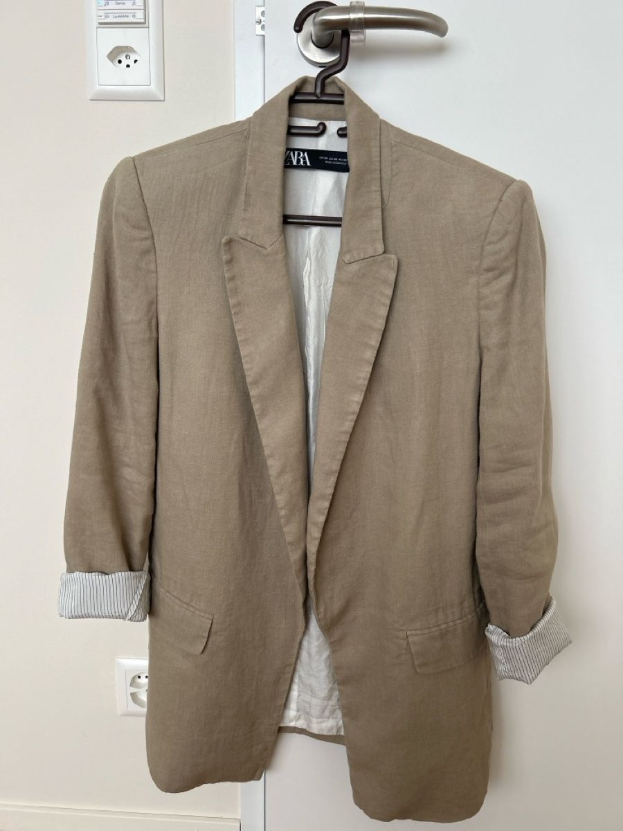 Zara Giacche: Zara Leinen Blazer XS/S - Oversize – Usato da Birmenstorf AG venduto da Reninata
