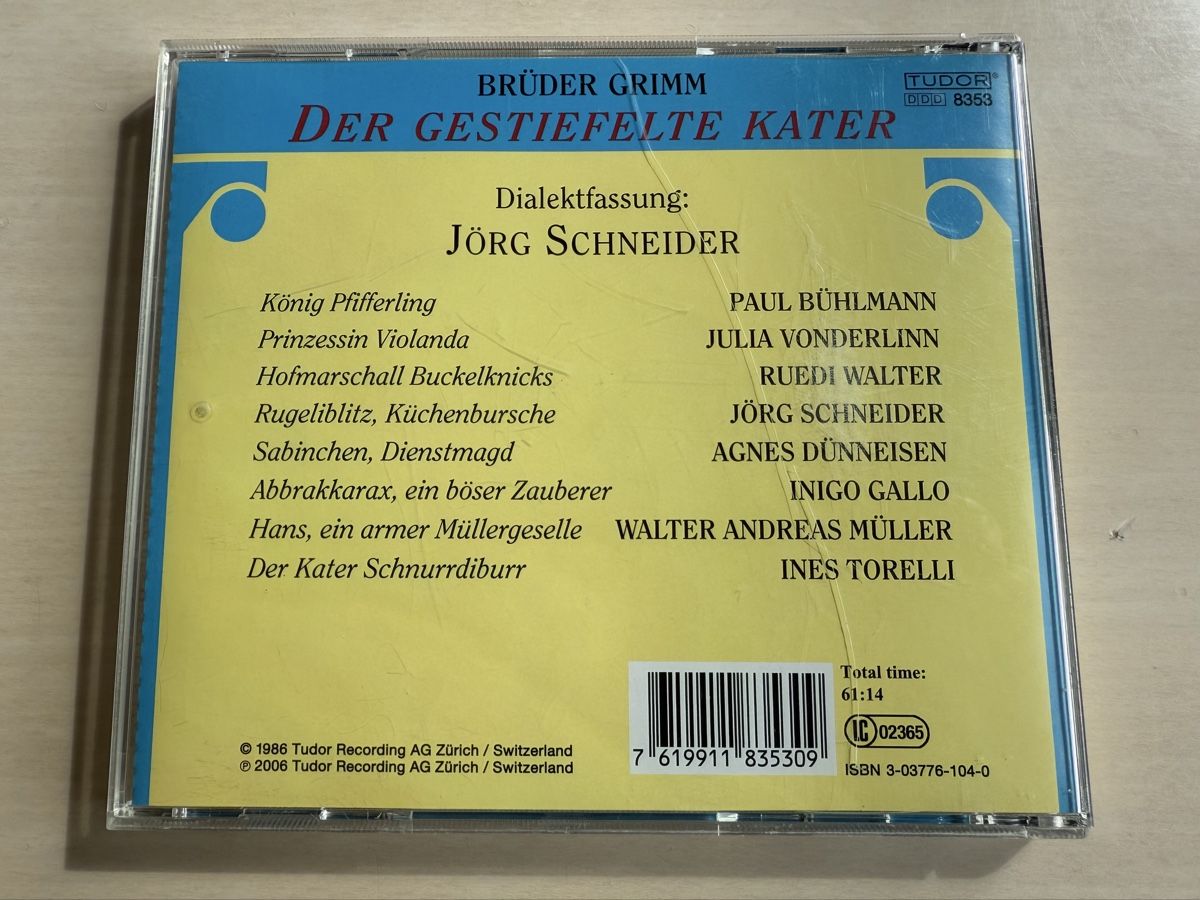 CDs: CD Brüder Grimm - Der gestiefelte Kater CD 2006 – Gebraucht aus Oberried Brienz von Chyara 1