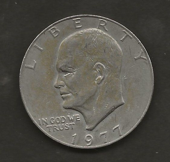 Tutti le monete: One Dollar USA 1977 Eisenhower – Nuovo e nell'imballaggio originale da Au ZH venduto da xelagreb01 1