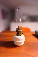 Petroleum-Lampe, Öllampe, antik (VERSAND möglich)