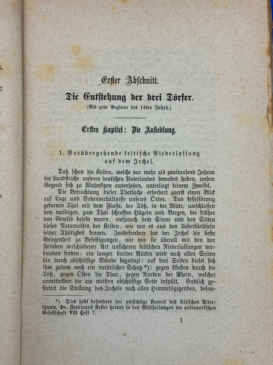 Libri: Geschichte der Gemeinden Rorbas, Freienstein und Teufen.1870 – Usato da Adliswil venduto da buch_und_kunst 4