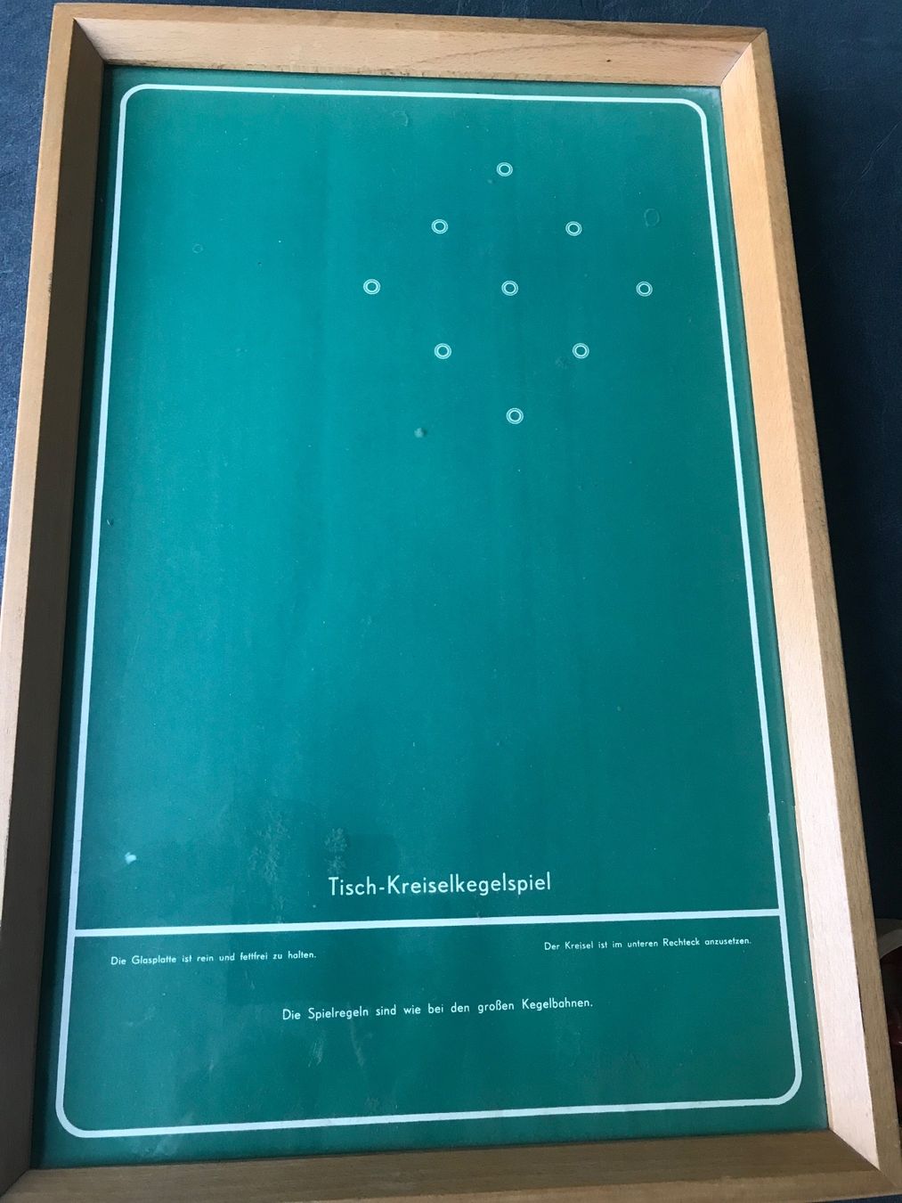 Giochi: Antikes Tischkreiselkegelspiel – Usato da winterthur venduto da Grami1 2