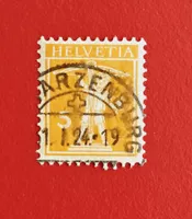 TELLKNABE 152 VOLLSTEMPEL SCHWARZENBURG BERN 1924