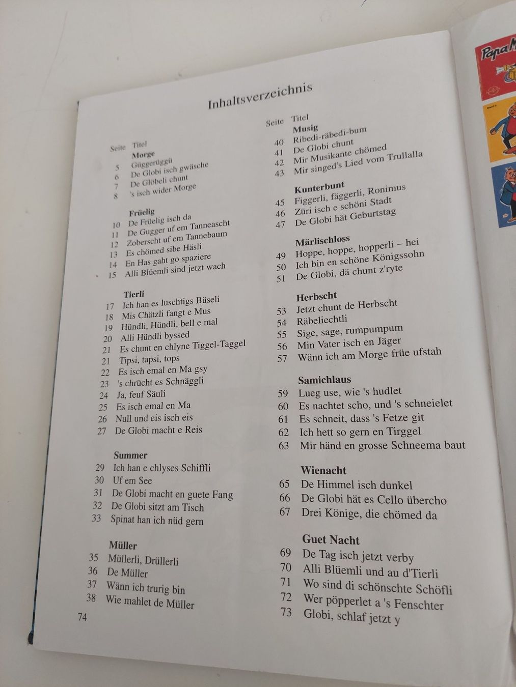 Bücher: Fröhlichi Globi Liedli - Kinderbuch Klassiker – Gebraucht aus Embrach von mon_m5ws 2