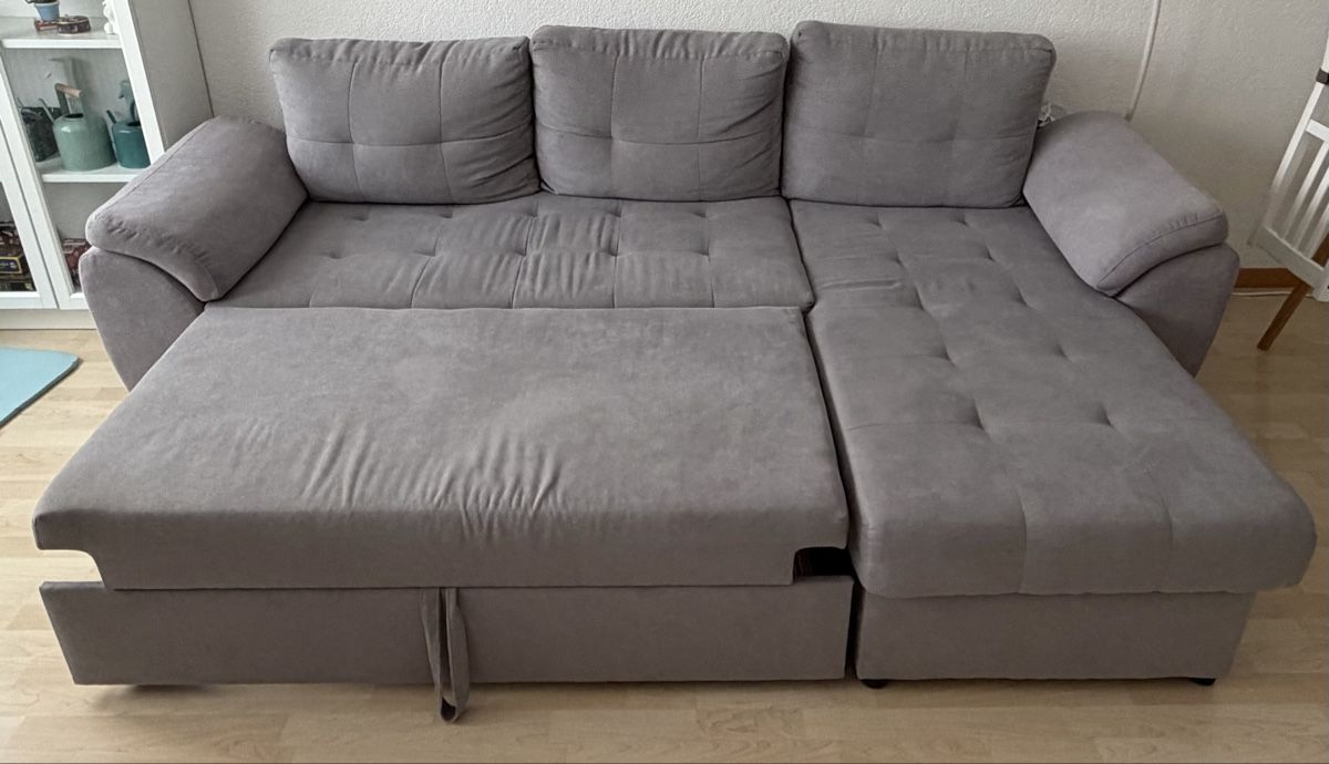 Sofas: Bettsofa mit Stauraum  – D'occasion à Burgdorf par ssoorraaiiaa