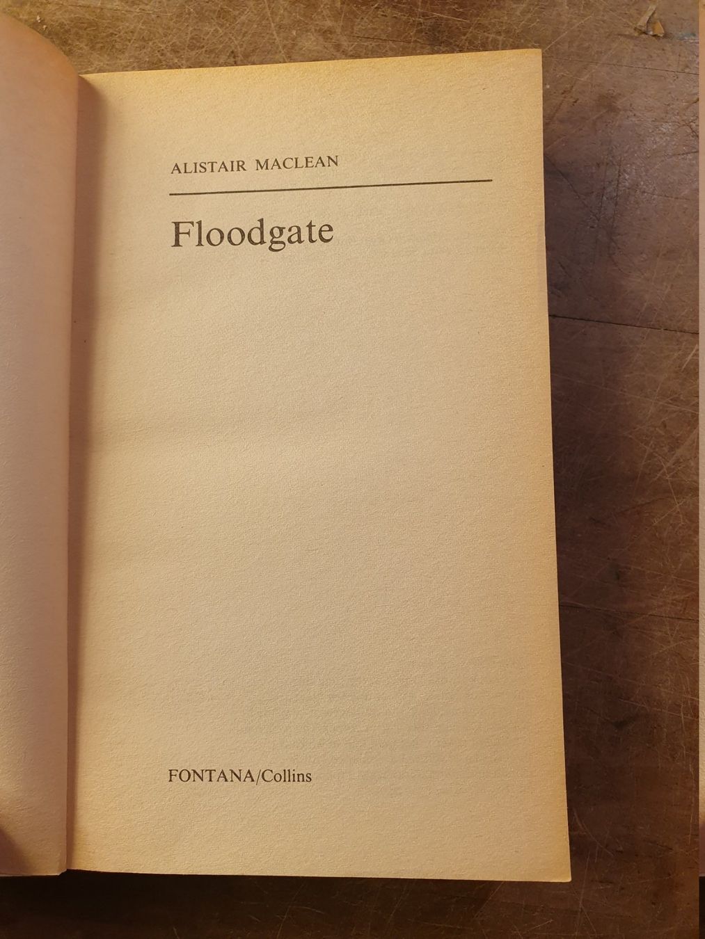 Libri: Floodgate - Alistair Maclean – Usato da Zürich venduto da loosebone 3