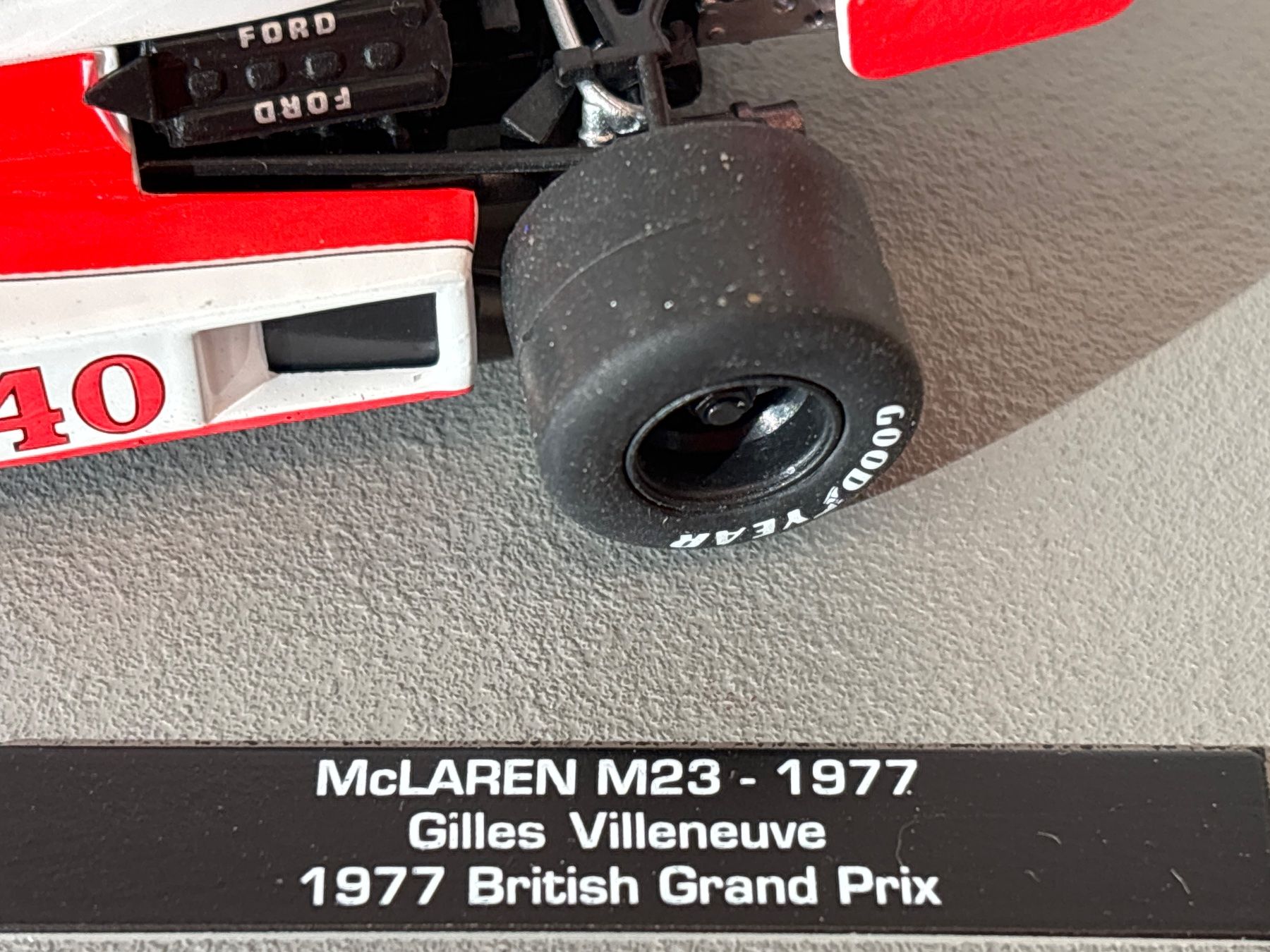 IXO Modellautos: Ixo McLaren M23 Gilles Villeneuve 1977 British GP – Neu (gemäss Beschreibung) aus Gollion von Hampton 3