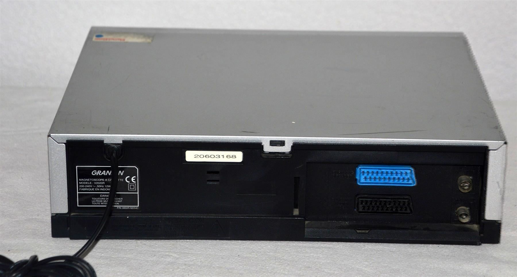 Aufnahmegeräte: Videorecorder VHS Grandin V2020R magnétoscope – Gebraucht aus Collonges von arashee 4