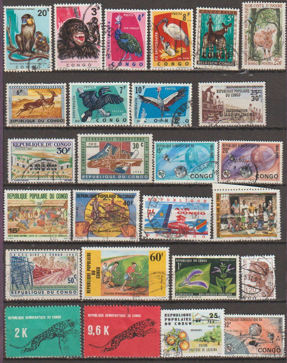 Tutti i francobolli: Congo vintage! – Usato da Crans-Montana venduto da kira56