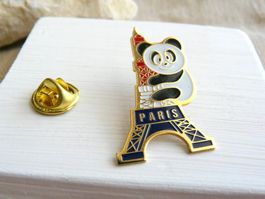 ❗ Panda Paris Tour Eiffel    +Versand Pin M13A.3