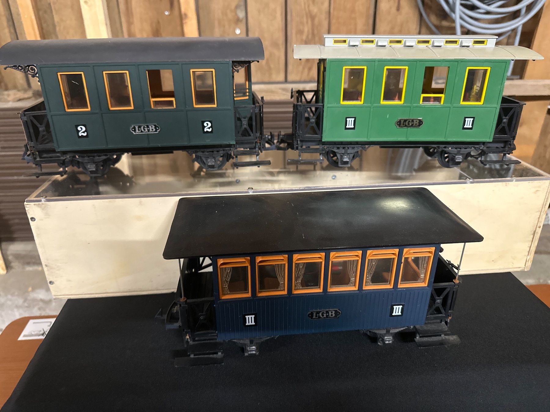 LGB Modellini di ferrovie: LGB Personenwagon 3er Set – Usato da Russikon venduto da Pedro20