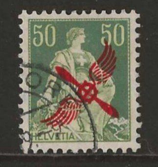 Tutti i francobolli: 1919 : Flugpost Nr. F2 : KP 200.-- – Usato da Gümligen venduto da Geniusbuy