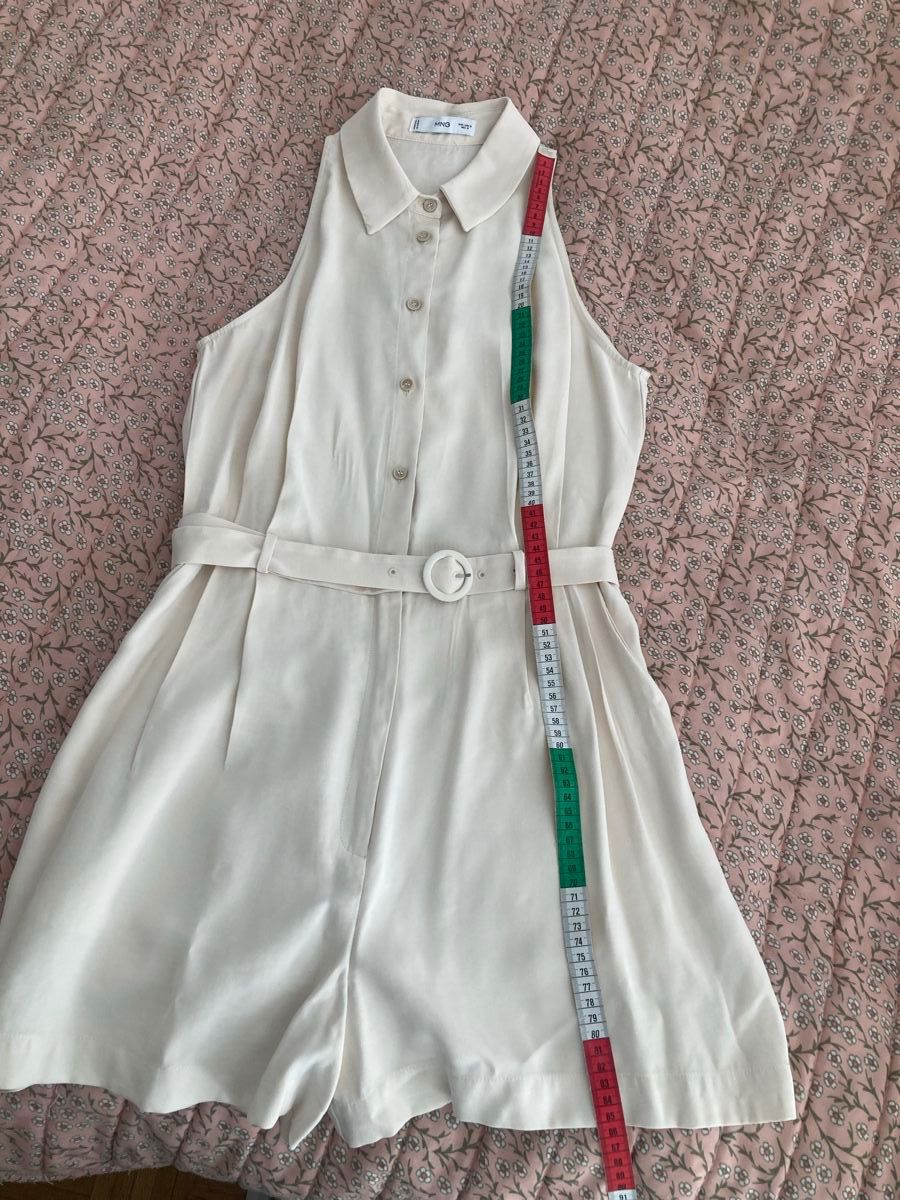 Mango Tute: Mango Overall  blanc cassé M – Usato da Zürich venduto da fra_c6nh 6