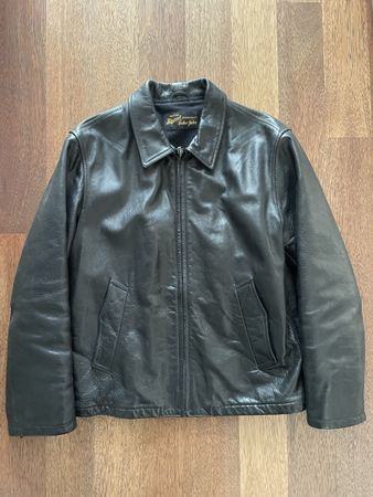 Lederjacke Stewart Schwarz - wie neu