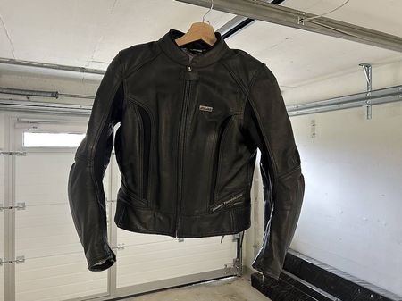 FLM Leder Motorradjacke Gr. 38