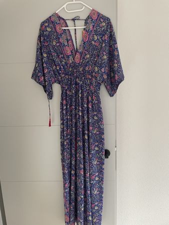 Sommerliches Maxikleid mit Blumenmuster, Grösse One Size