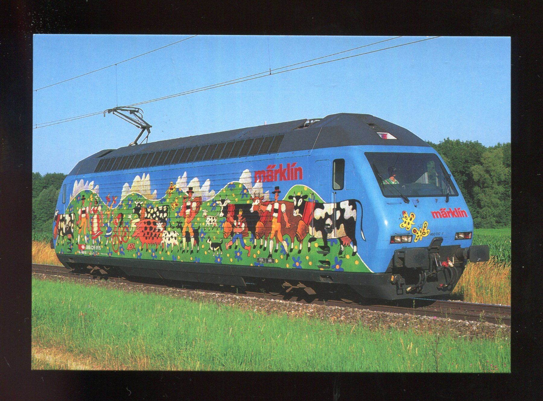 Ansichtskarten: SBB, Re 460 017 "Märklin, Alpaufzug" – Gebraucht aus Aarau von Elmaar41