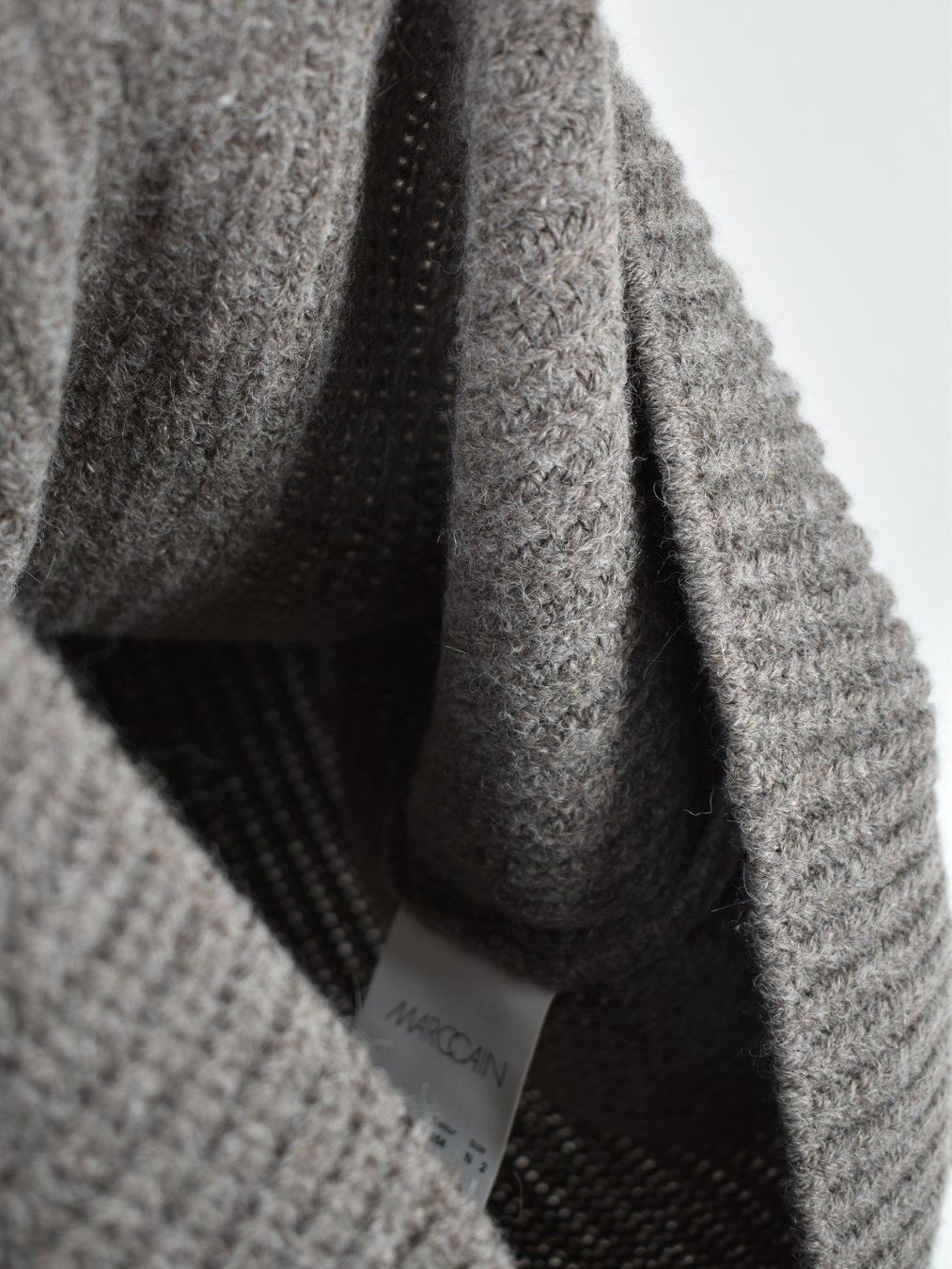 Marc Cain Maglioni & Felpe: Marc Cain Strickpullover Gr.N2, taupe, mit Schurwolle&Alpaka – Nuovo (secondo la descrizione) da Nürensdorf venduto da 2ND_STORY 6