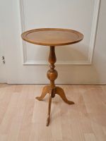 Vintage Schweizer Dreibein Beistelltisch Sockel Tablettplatt