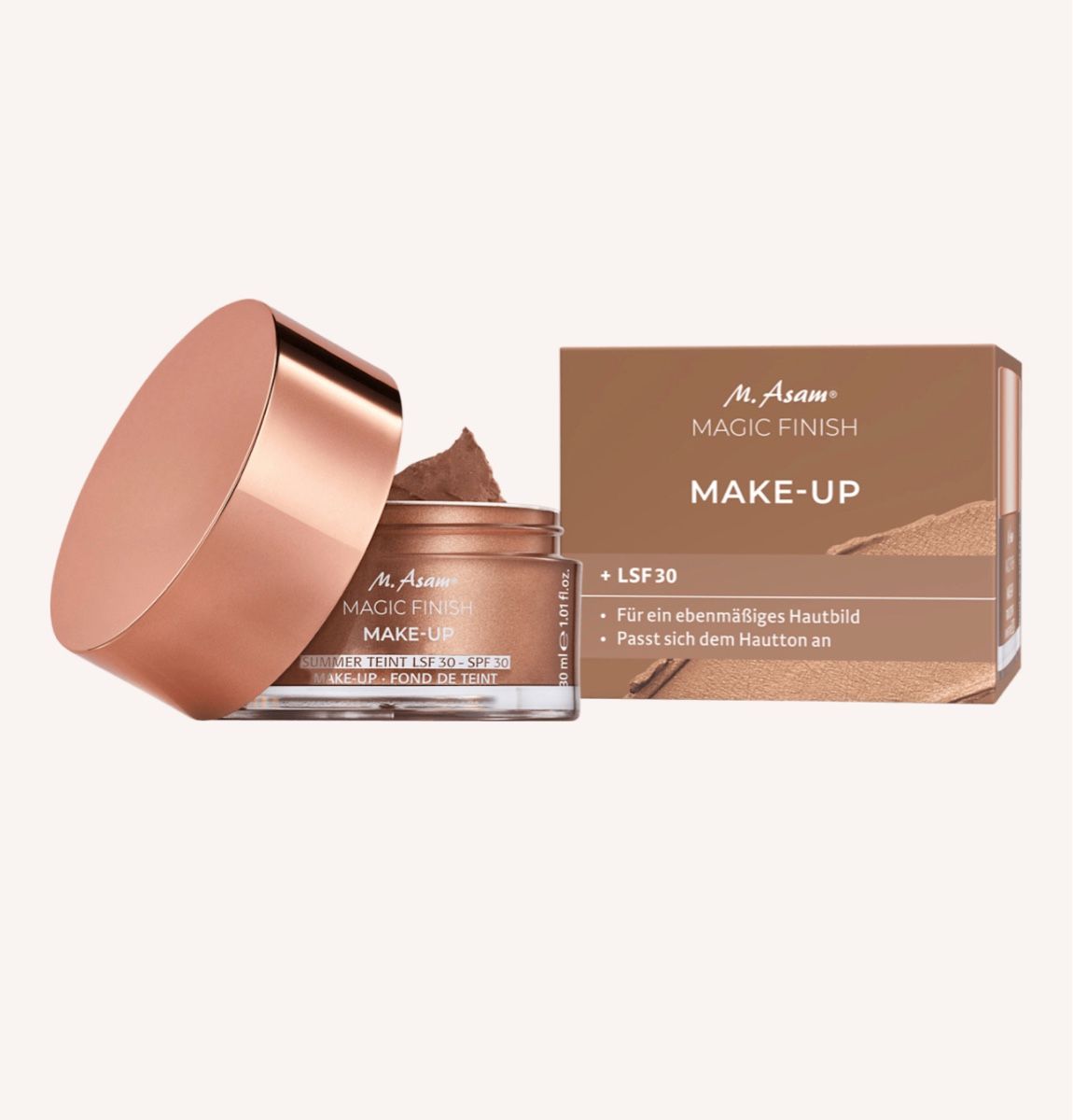 M.Asam Make-up: M. Asam Foundation Make-Up Summer Teint LSF 30, 30 ml – Usato da Zürich venduto da lilli1990