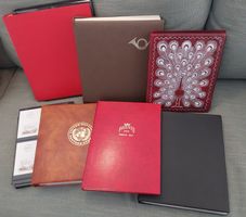 6 Briefmarken-/Briefalben, CH, UNO