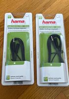 2x Hama Verlängerung 3.5/3.5 mm 1.5 m