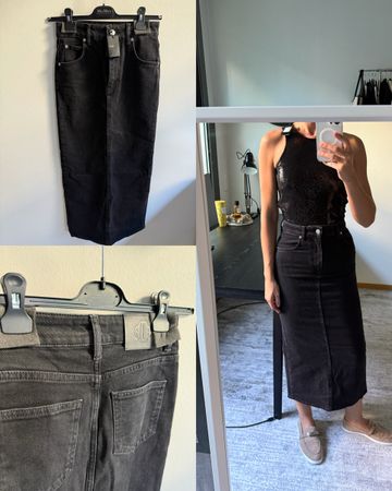 MAJE Denim Skirt Size 34 – NEW with Tags