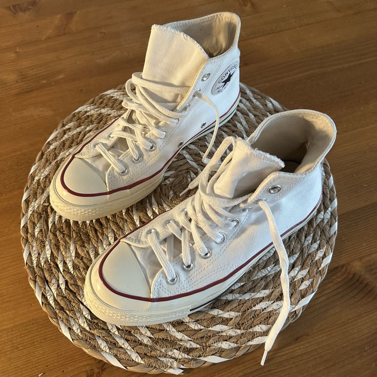 Converse Scarpe da uomo: Chuck 70 canvas white/garnet/egret – Nuovo (secondo la descrizione) da Münchenstein venduto da gabebeshoppin