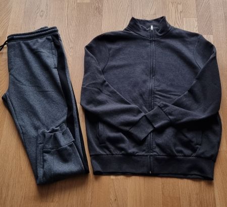 Herrentrainer,anthrazit,Gr.L/XL