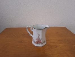 Rara lattiera vintage Bavaria Schumann con decori floreali