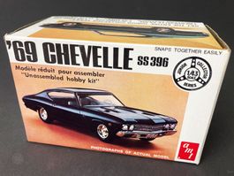Modellbausatz AMT 69 Chevelle SS 396 1:43 OVP USA