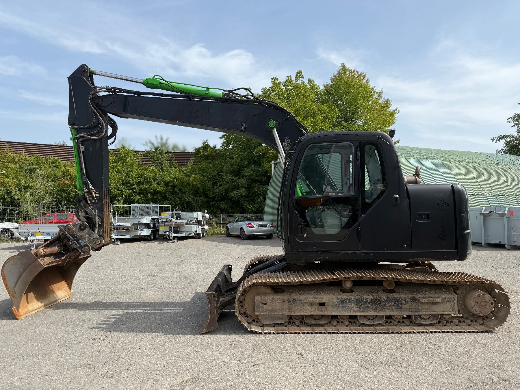 Kobelco Excavateurs: Kobelco E145, Bagger, Baumaschine, Raupenbagger – D'occasion à Jona par tsbm2