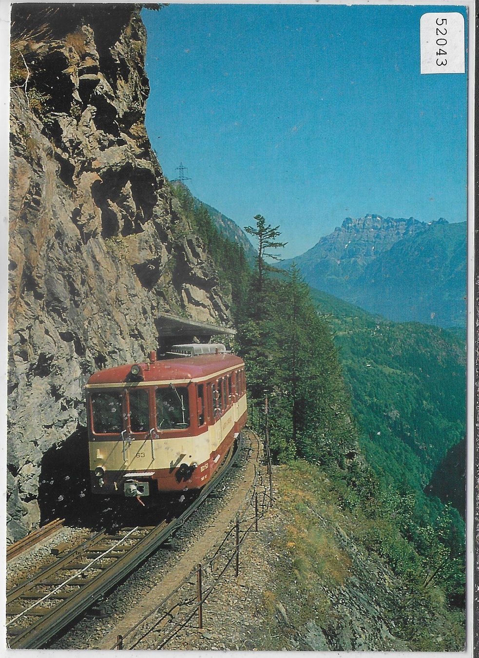 Cartoline postali: Chemin de fer Martigny-Chatelard-Chamonix-St. Gervais – Usato da Ettingen venduto da Kartenplanet