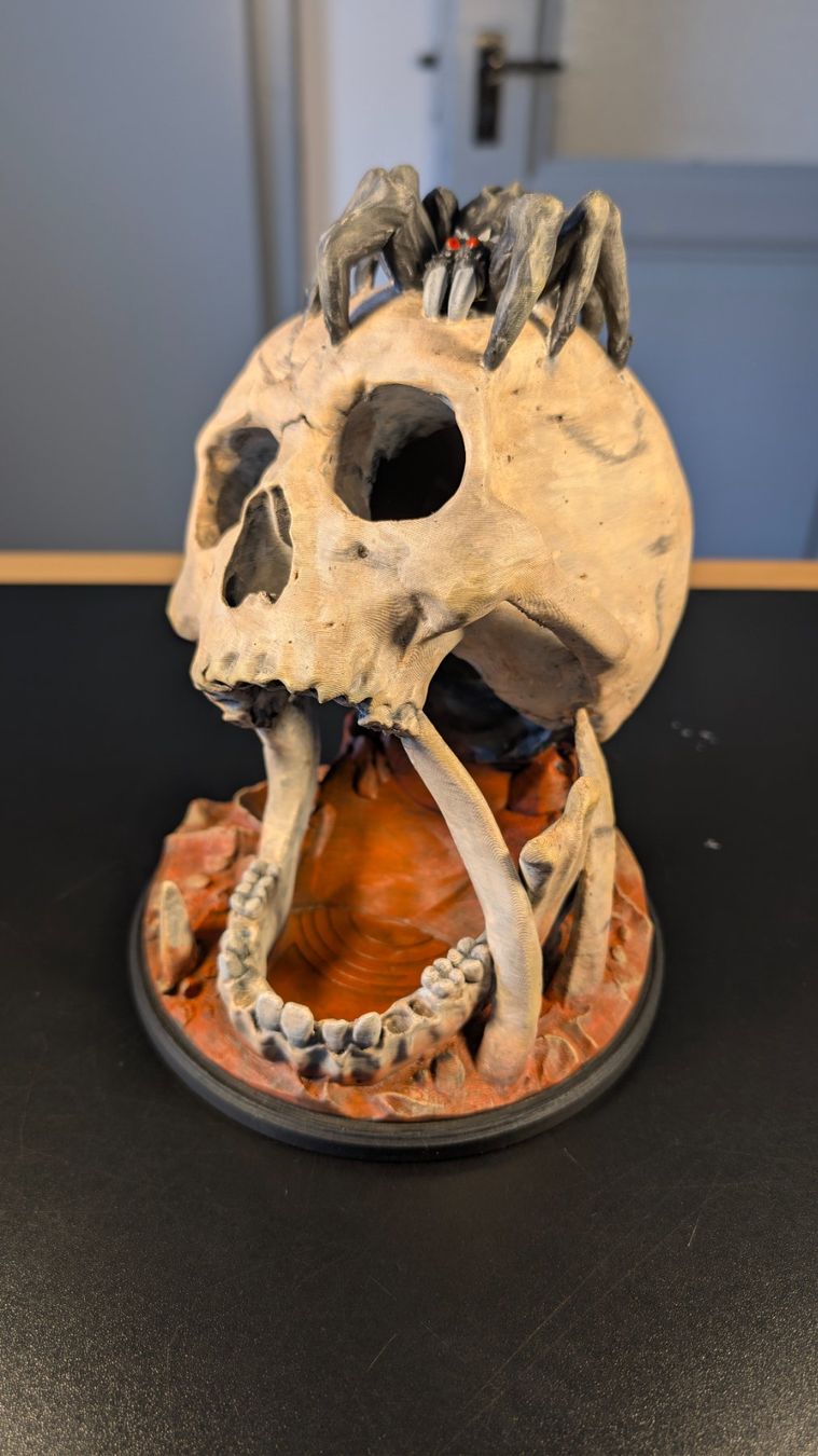Statuette: Dice Tower Skull 3D – D&D / Warhammer 40K – Nuovo (secondo la descrizione) da Roveredo GR venduto da 3D_ZAGA 2