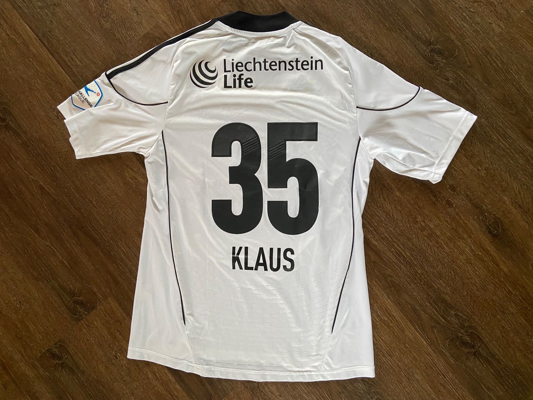 Adidas Canottiere & Pantaloni: FC Vaduz Trikot Gr. L / Klaus – Usato da Muttenz venduto da bargain_hunter 5