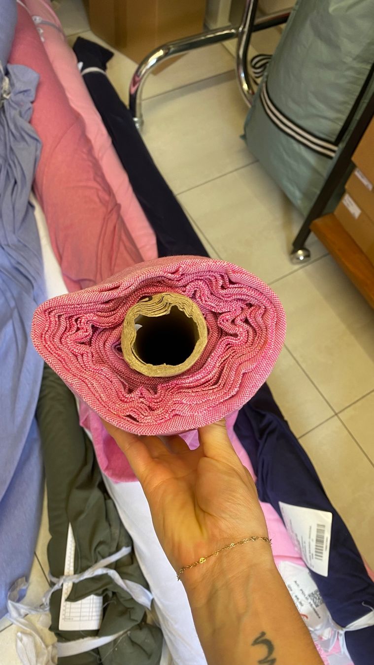 Tessuti: Stoffrolle pink Textil Meterware neu Polostoff – Nuovo (secondo la descrizione) da Widnau venduto da flottifetze 1