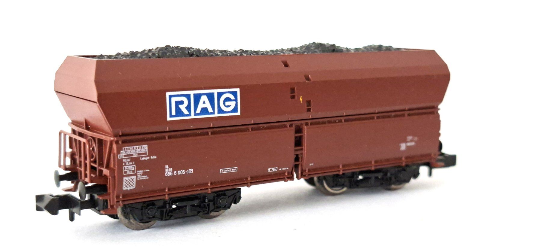 Roco Modellini di ferrovie: Roco DB Kohlewagen RAG – Usato da Biberist venduto da Ntrains 2