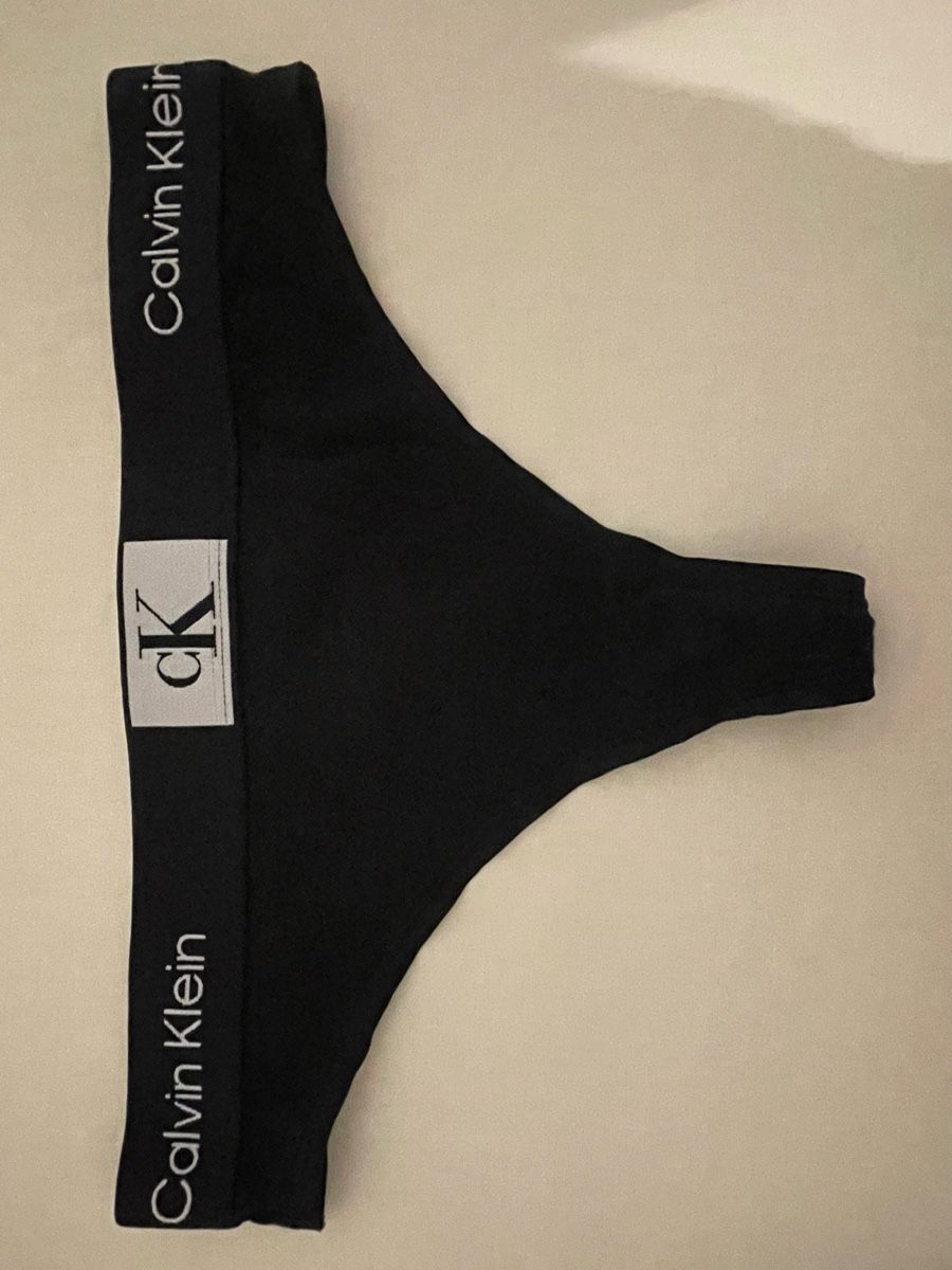 Calvin Klein Sonstige Unterwäsche: Calvin Klein String Tanga Schwarz, Gr. S, Neu – Neu (gemäss Beschreibung) aus Bazenheid von tab_w525 1