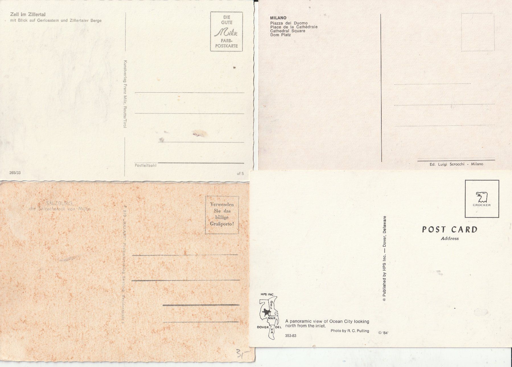 Cartoline postali: 20 Ungelaufene Karten  Ausland – Usato da Lumbrein venduto da made02 7