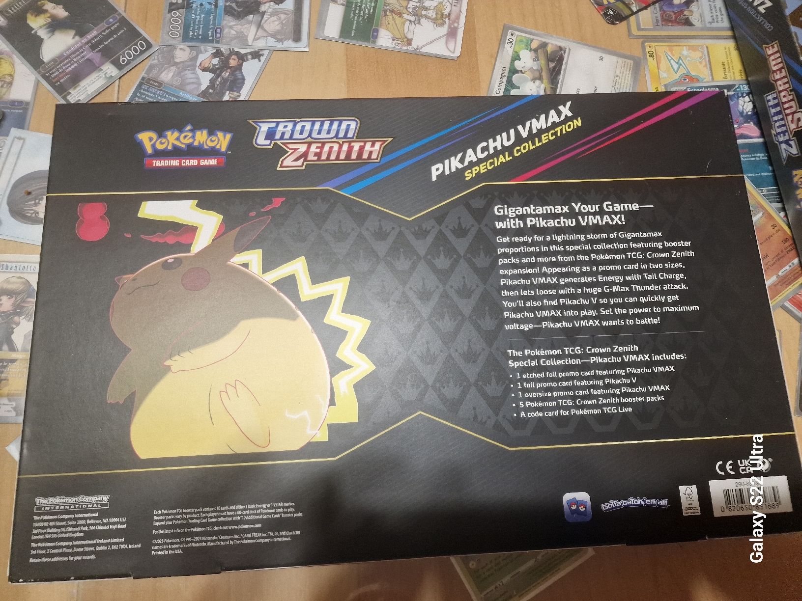Pokémon Carte collezionabili: Pokémon Pikachu VMAX Crown Zenith ENG scellé – Nuovo e nell'imballaggio originale da Bulle venduto da ned_msw7 1