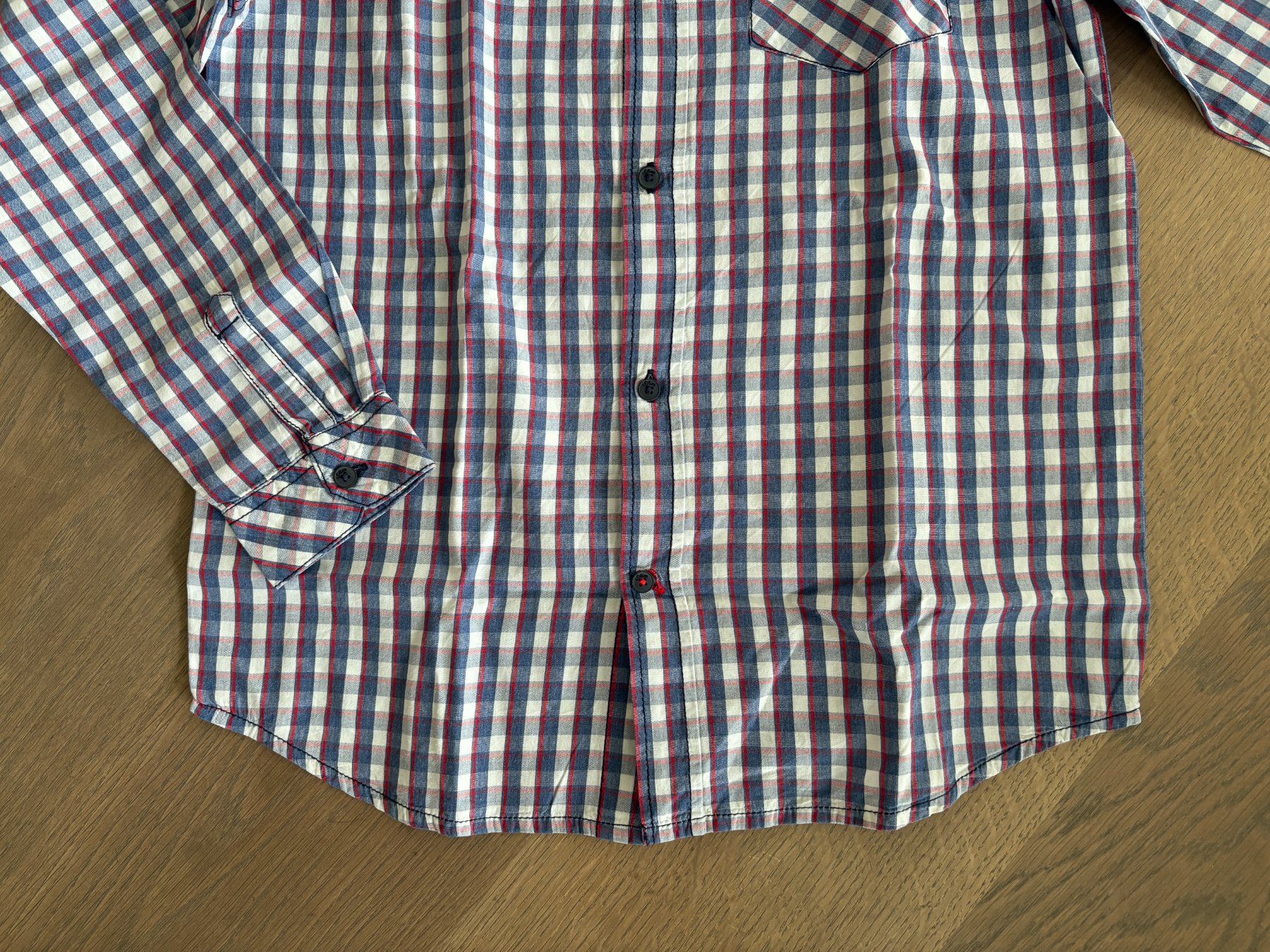 S.Oliver Camicie, T-shirt & Polo: Langarm-Hemd mit Karomuster, s.Oliver, Gr.152. Top Zustand! – Usato da Rüschlikon venduto da user999 2