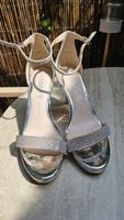 💎Buffalo Highheels Riemchen-Sandalen in Gr.40 in Silber💎