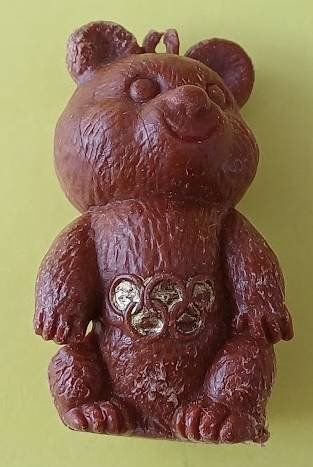 Statuette: 1980 Olympisches Maskottchen - Misha Der Bär – Difettoso da Walenstadt venduto da Numis68