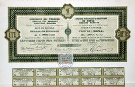 Société Financière et Technique de Grece SA - 1928