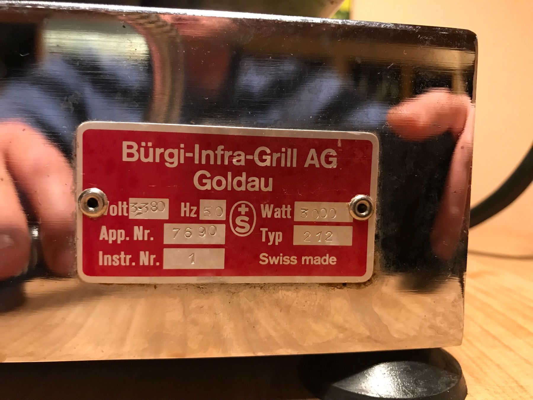 Elettrodomestici da cucina: Toller Bürgi Grill – Usato da Dittingen venduto da Cervolino77 3