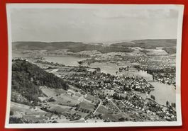 Stein am Rhein 1959 - Flugaufnahme