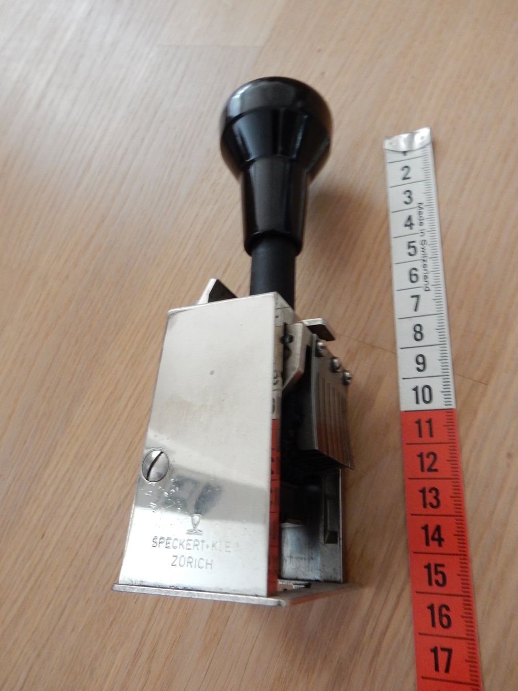 Timbri: antiker Stempel Speckert + Klein zum Nummerieren – Usato da Jona venduto da simongarden 4