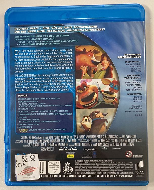 JAGDFIEBER OPEN SEASON BLU-RAY | Kaufen Auf Ricardo