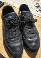 Prada Herren Schuhe,Leder, Schwarz, Grösse 43,5 - Top Deal