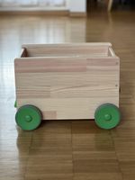 IKEA FLISAT Holzwagen mit Griff und Rollen toll Zustand